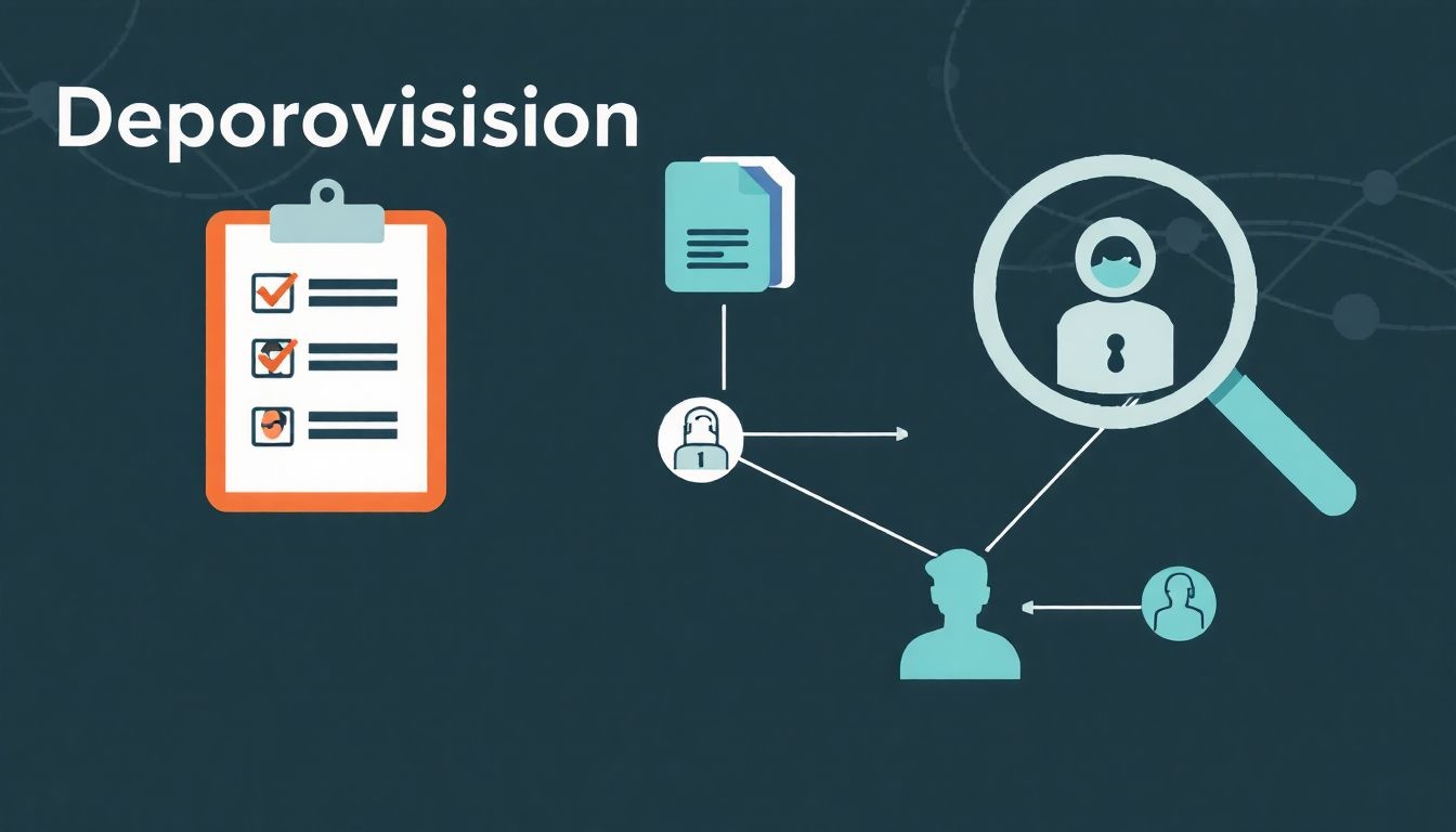 A deprovisioning auditálása biztosítja a hozzáférések nyomon követhetőségét.