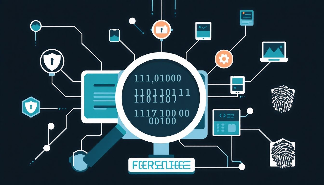 A digitális kriminalisztika magában foglalja a hálózati és mobileszköz-elemzést is.