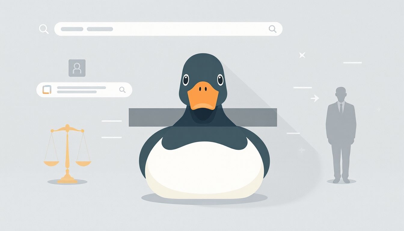 A DuckDuckGo cenzúrája kevésbé ismert, politikailag semleges.