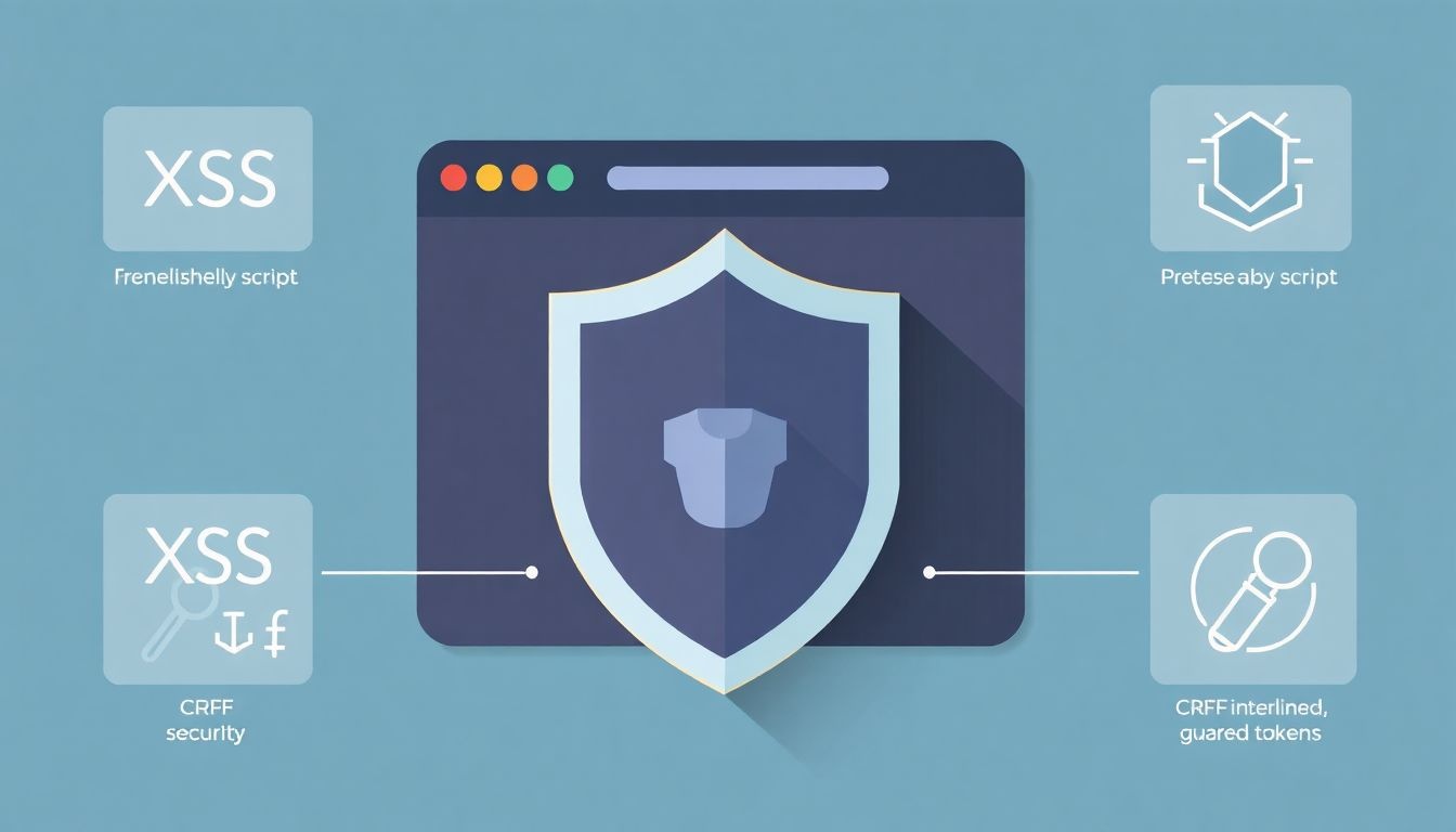 Az XSS és CSRF támadások megelőzése kritikus a frontend biztonságban.
