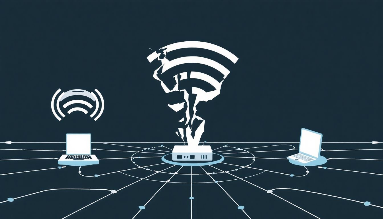 A hagyományos WiFi hálózatok jele könnyen gyengül falakon.