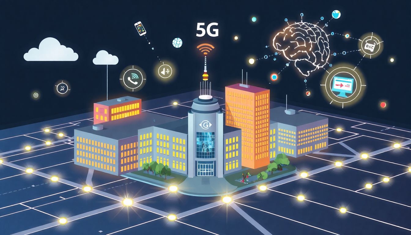 Az 5G, IoT és AI forradalmasítja a kampusz hálózatokat.