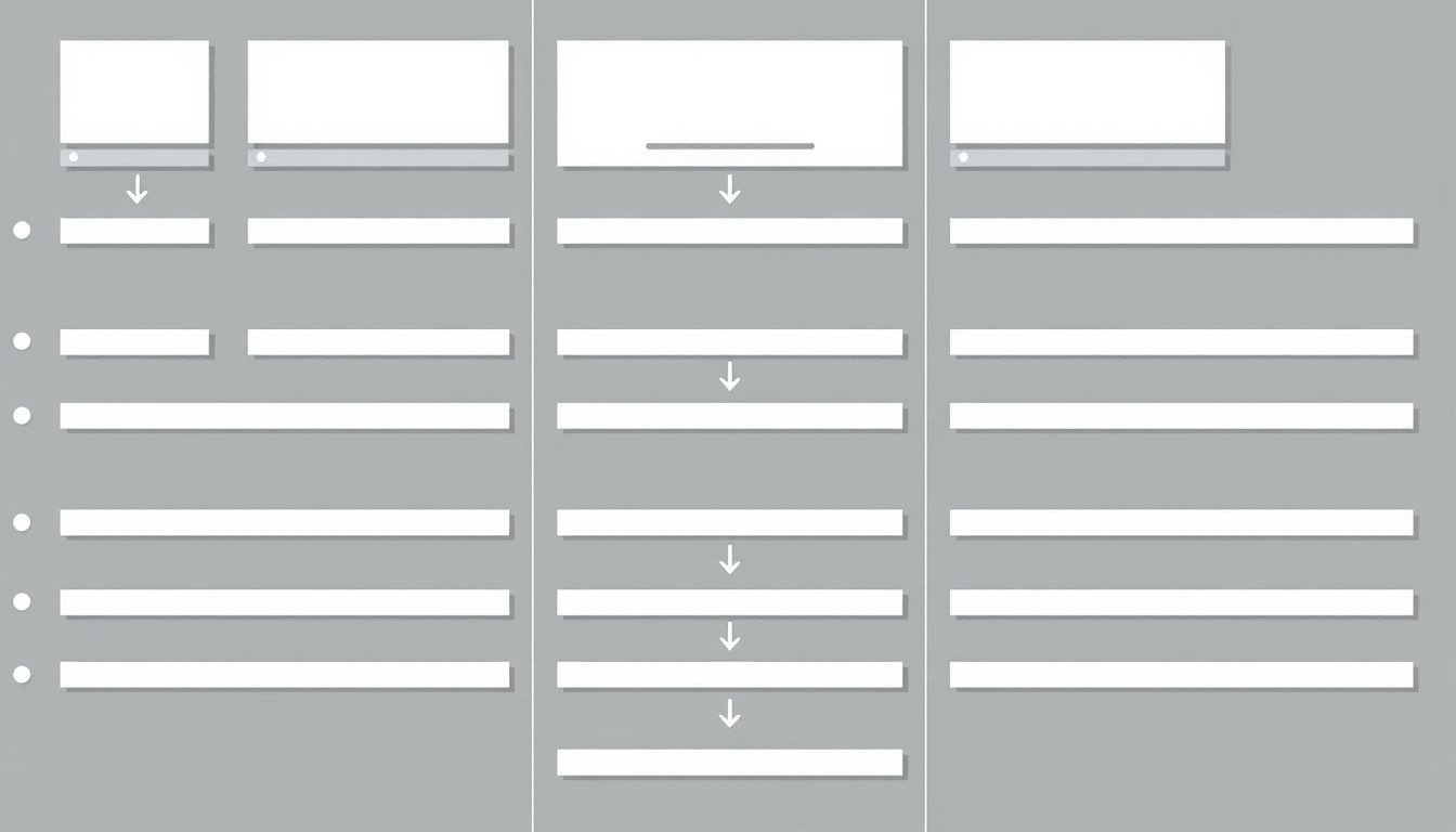 A Kanban tábla oszlopai a munkafolyamat lépéseit jelölik.