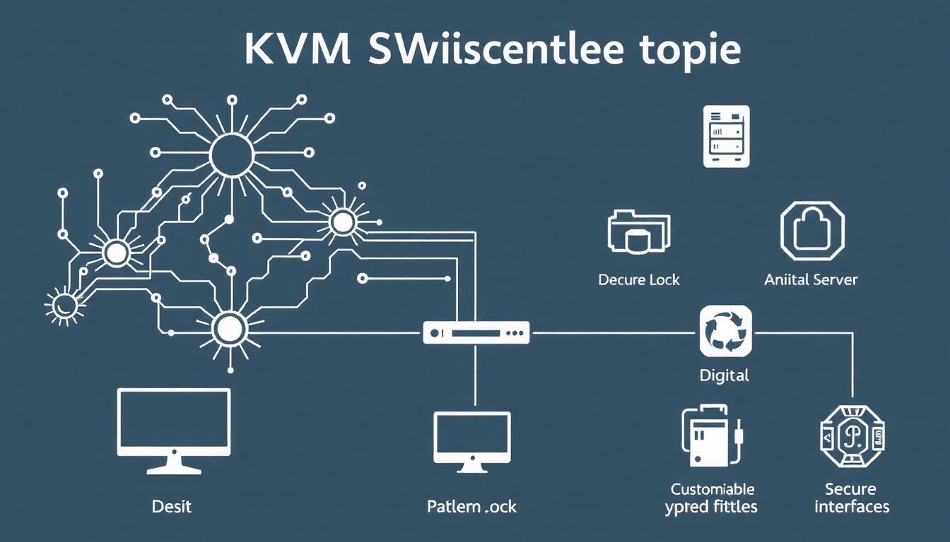 A digitális KVM switch távoli hozzáférést és jobb jelerősséget biztosít.