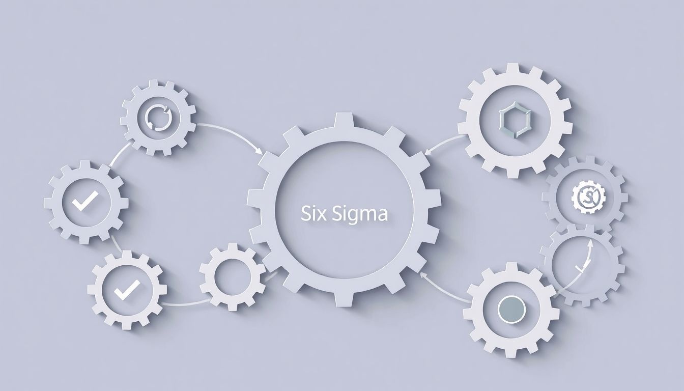 A Six Sigma a hibacsökkentésre és folyamatfejlesztésre fókuszál.
