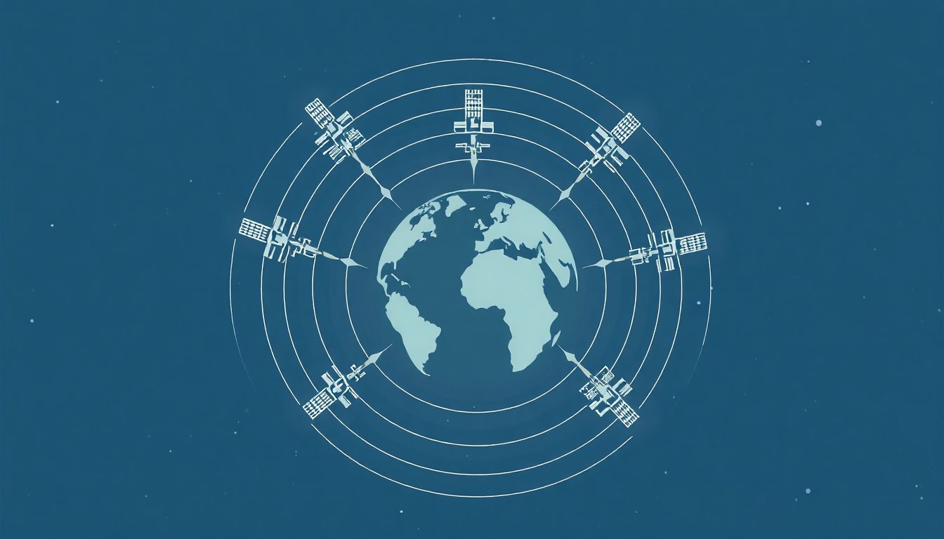 A Starlink műholdak alacsony Föld körüli pályán keringenek.