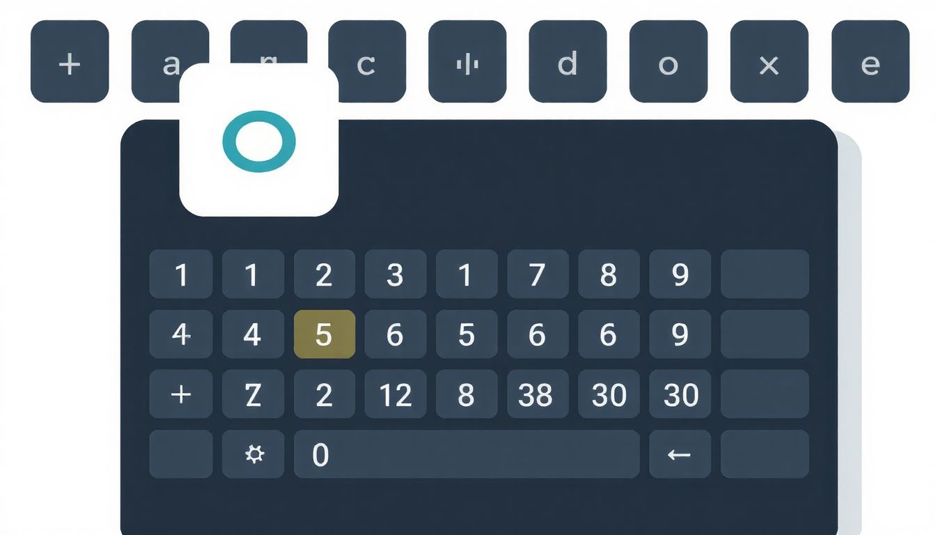 A Num Lock váltja a számjegyek és kurzormozgatók funkcióját.
