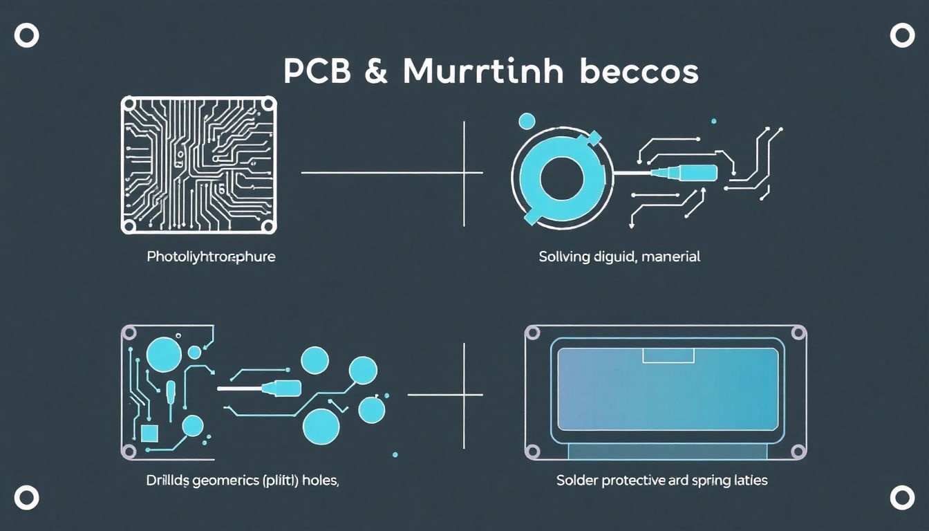 A fotolitográfia precíz mintázatot hoz létre a PCB felületén.