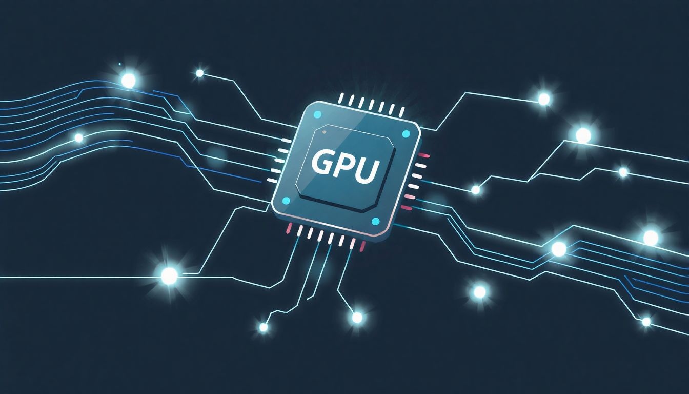 A GPU párhuzamos feldolgozással drámaian gyorsítja a renderelést.