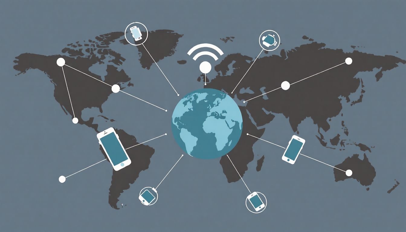 A roaming megállapodások biztosítják a nemzetközi mobilhívások zökkenőmentességét.