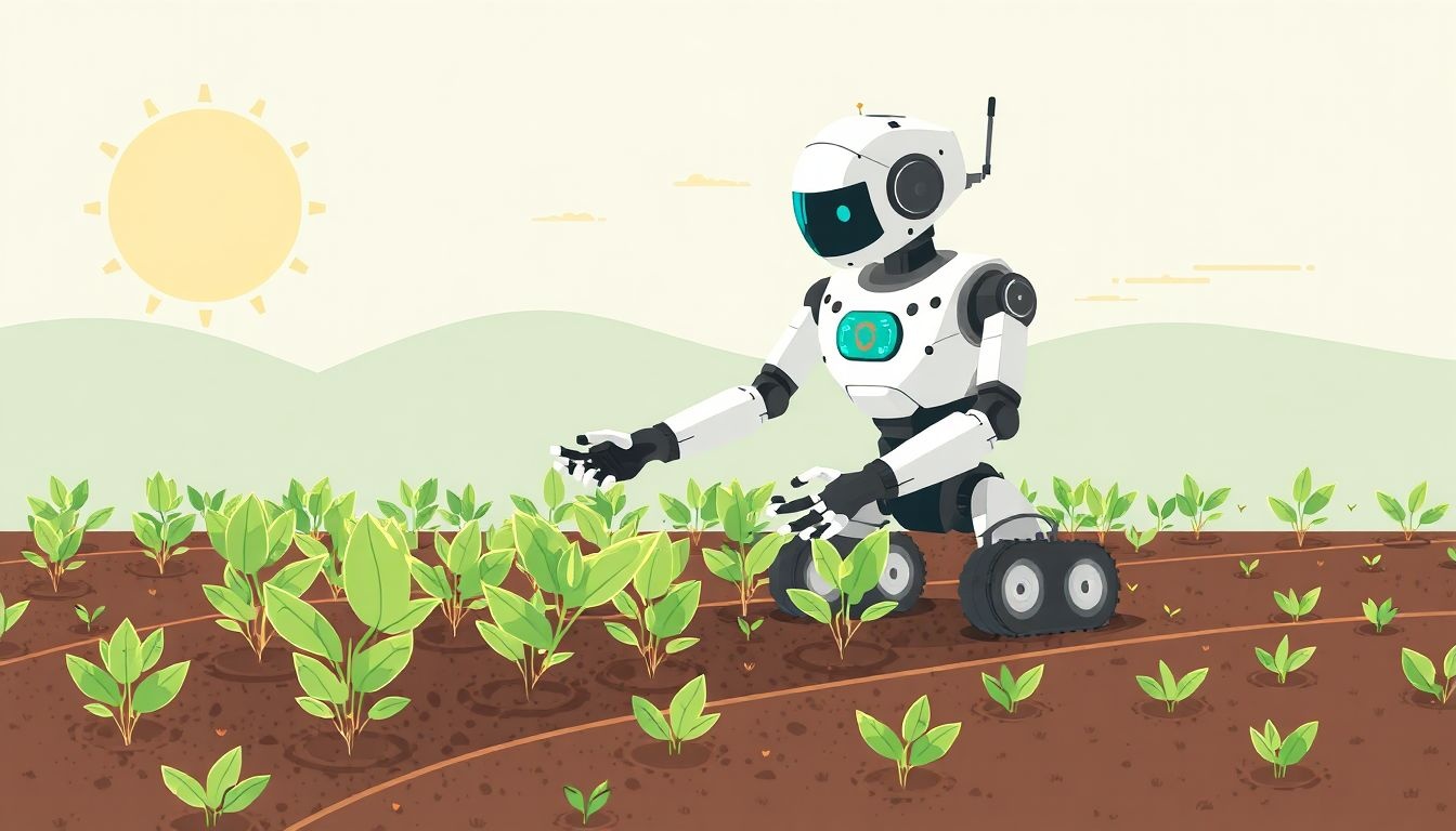 A robotok növelik a mezőgazdasági termelékenységet és precizitást.