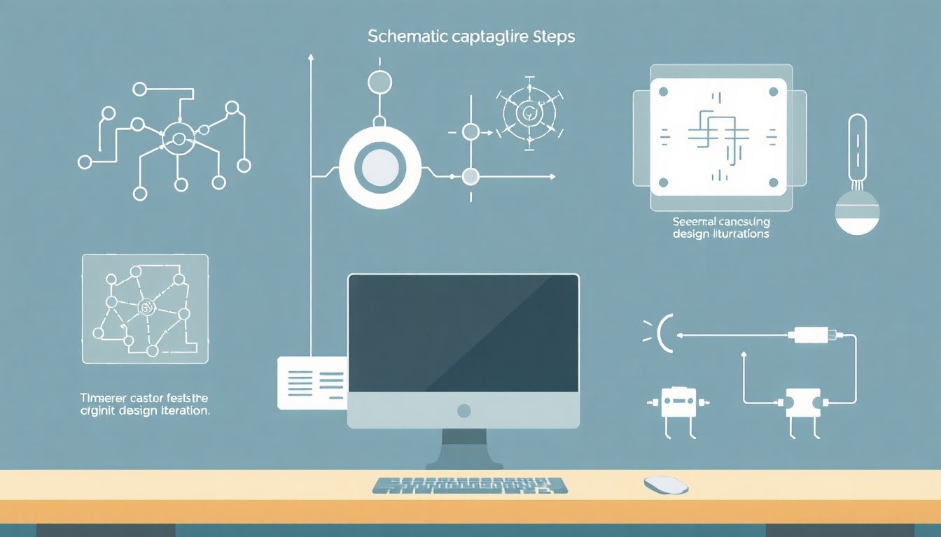 A Schematic Capture pontos áramköri tervezést biztosít a PCB-n.