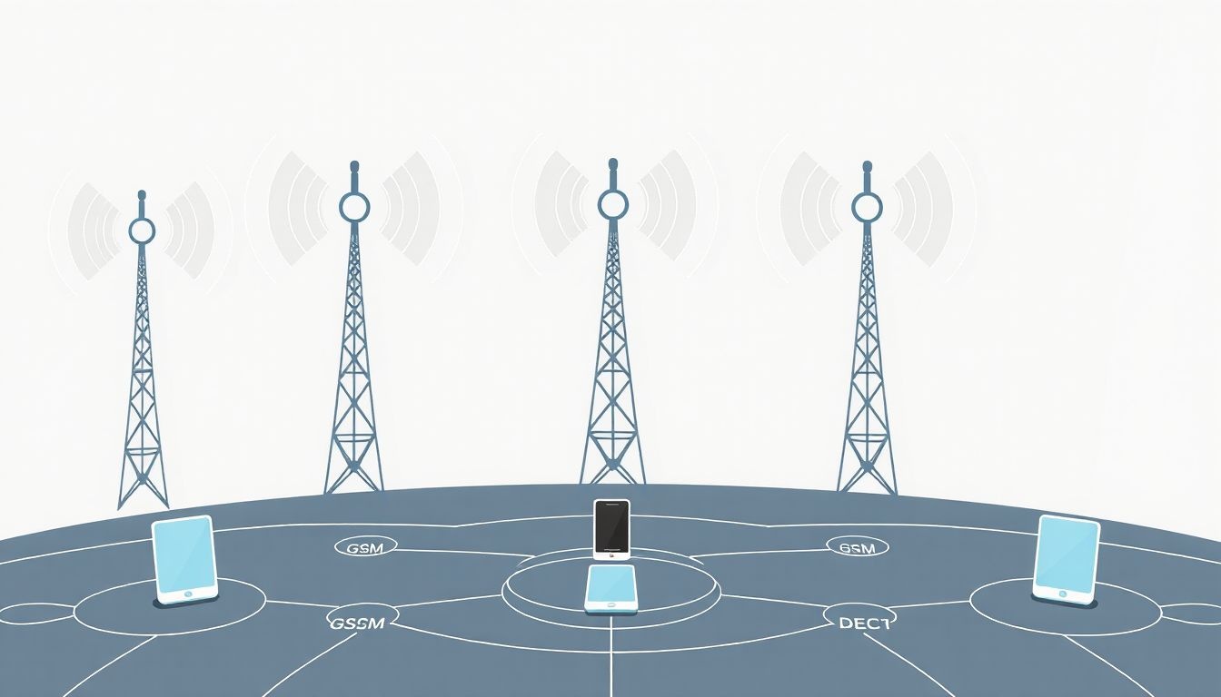 A TDMA kulcsfontosságú a GSM és DECT mobil rendszerekben.