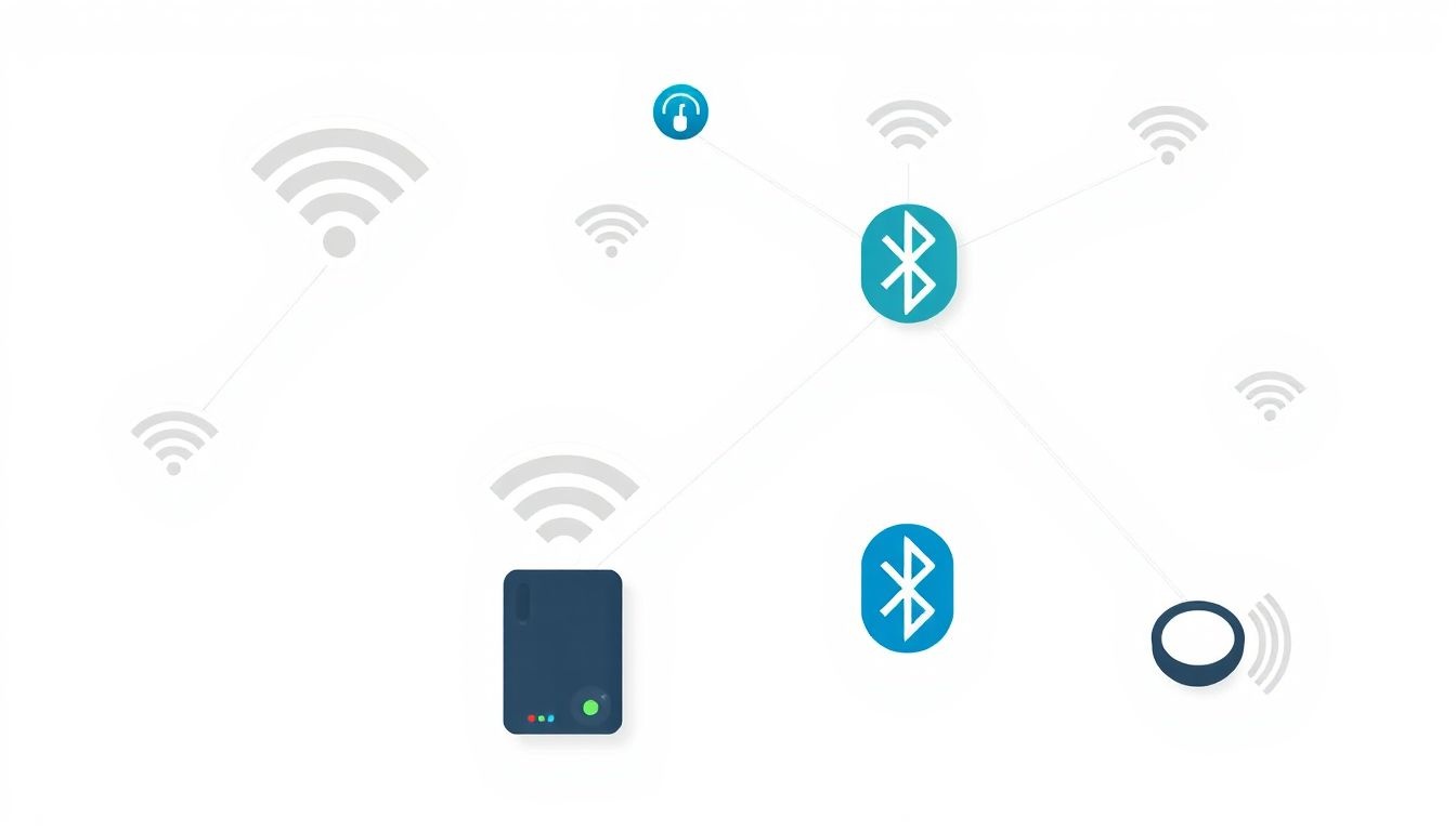 Wi-Fi, Bluetooth és Zigbee más-más frekvenciasávokon kommunikálnak.