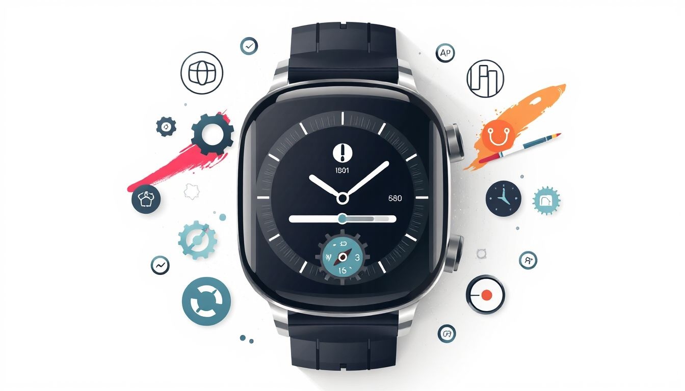 Az Apple Watch testreszabható számlapokkal és értesítési beállításokkal rendelkezik.