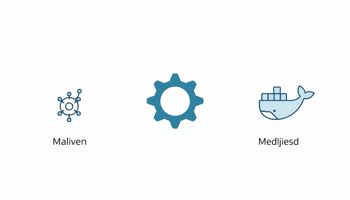 Az Eclipse zökkenőmentesen integrálható Maven, Git és Docker eszközökkel.