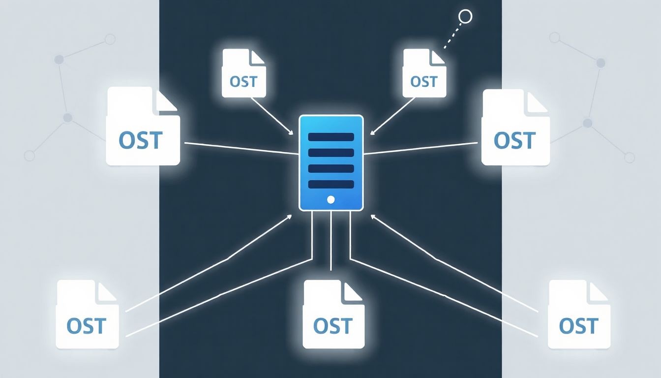 Az OST fájl szinkronizálja az Exchange postafiókot offline állapotban.