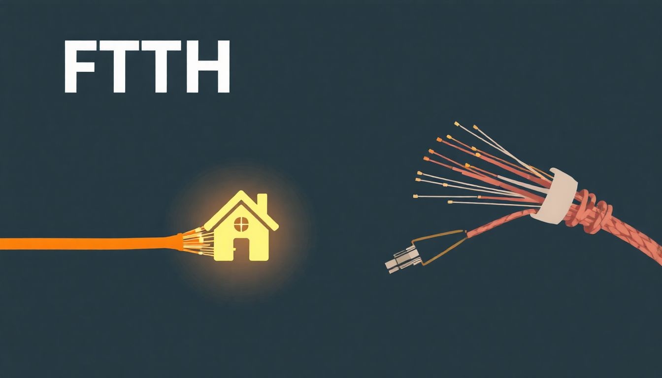 Az FTTH gyorsabb és megbízhatóbb internetkapcsolatot biztosít otthon.