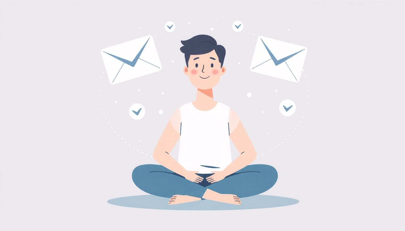 Az Inbox Zero csökkenti a digitális túlterheltség miatti stresszt.