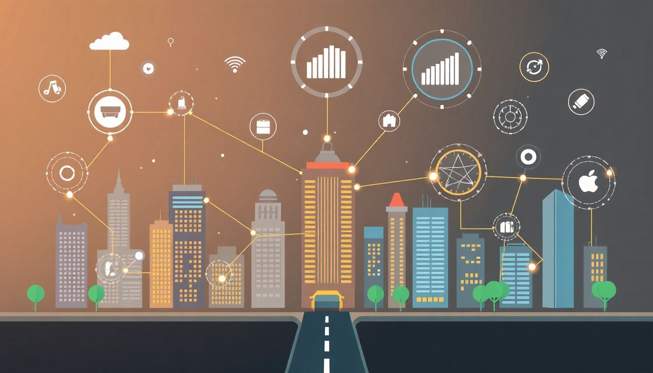 Az okos városok IoT adat-analitikával javítják a közlekedést.