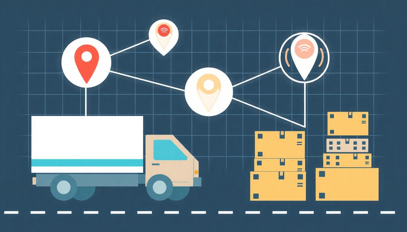 Az LPWAN hatékony nyomonkövetést biztosít logisztikai eszközöknek.