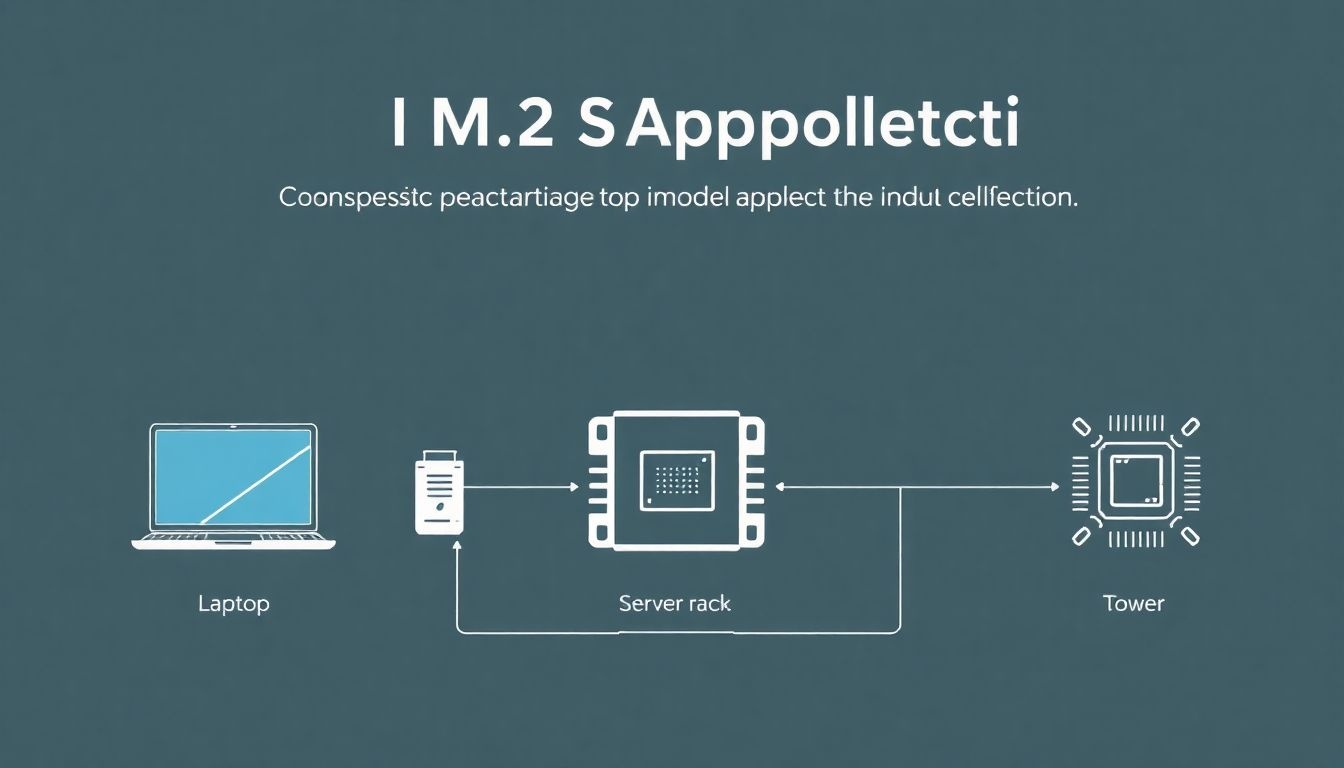 Az M.2 SSD-k gyors adattárolást biztosítanak kompakt eszközökben.