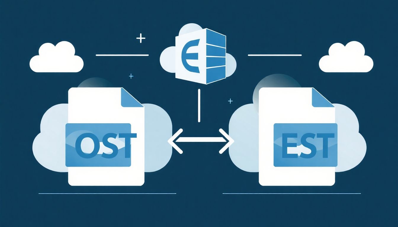 Az OST fájlok az Exchange Serverrel automatikusan szinkronizálódnak valós időben.
