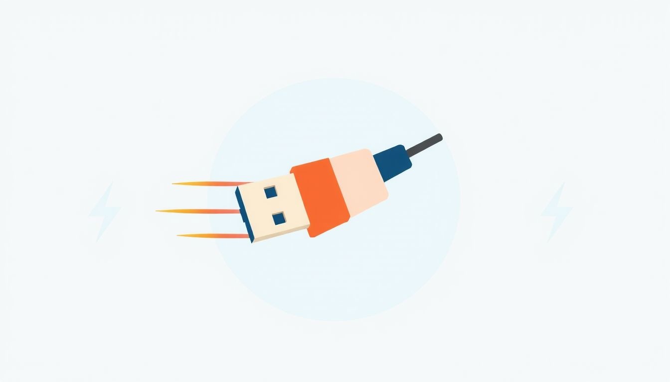 Az USB 3.0 akár 5 Gbps átviteli sebességet támogat.