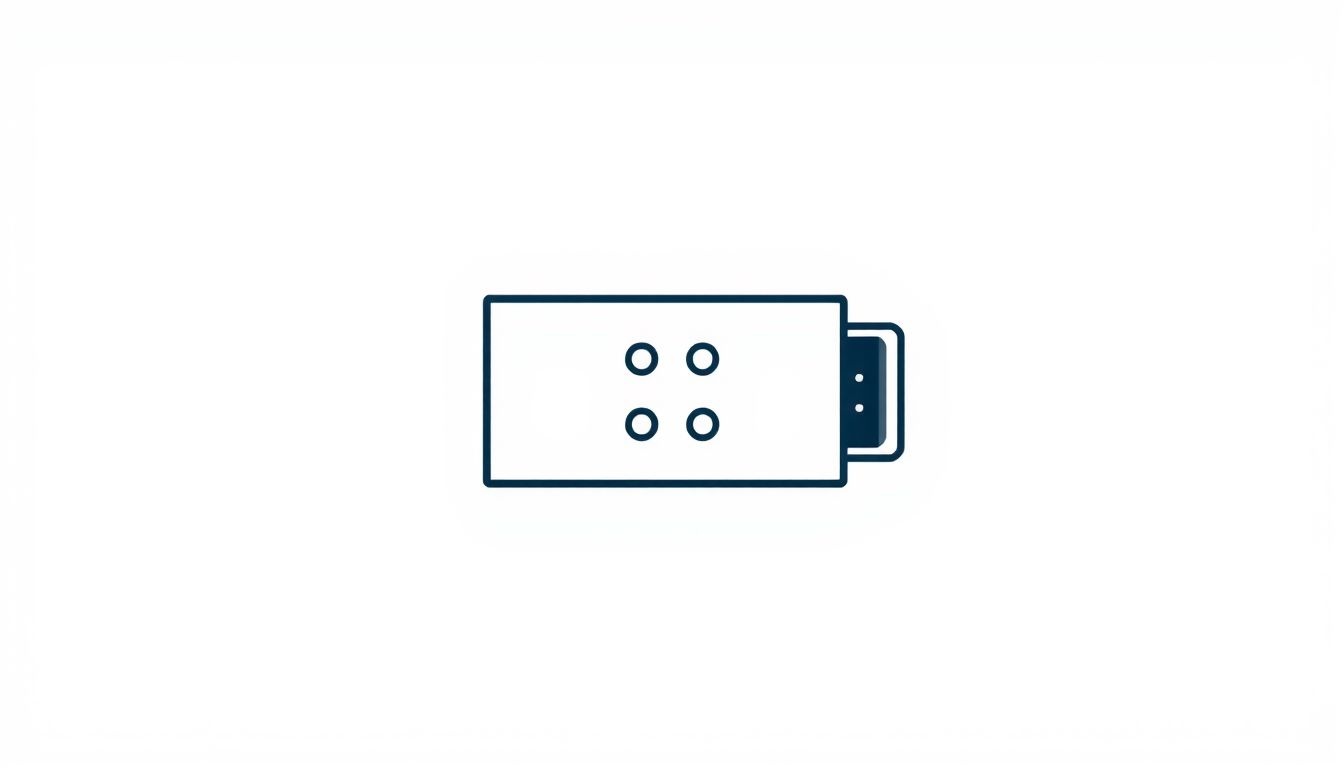 Az USB-C csatlakozó 24 tűvel rendelkezik kompakt, szimmetrikus kialakítással.