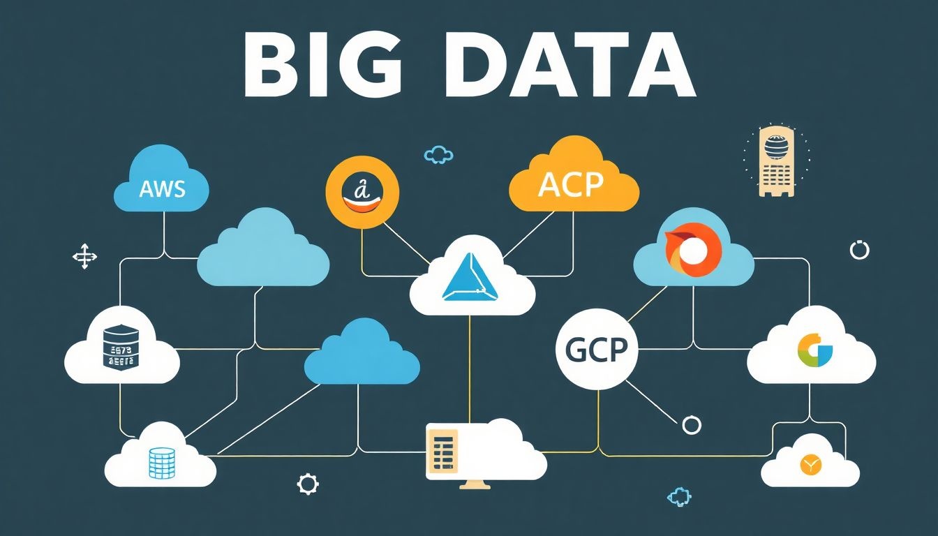 Az AWS, Azure és GCP felhőplatformok támogatják a skálázható big data elemzést.