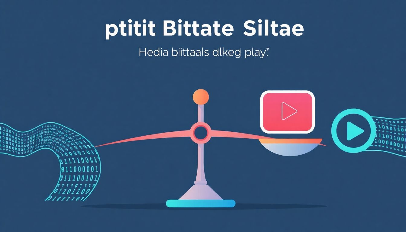 A megfelelő bitráta javítja a média minőségét és fájlméretét.