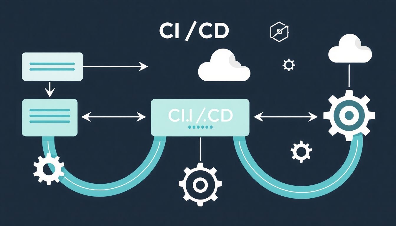 A CI/CD pipeline automatizálja a mikroszolgáltatások gyors és megbízható telepítését.