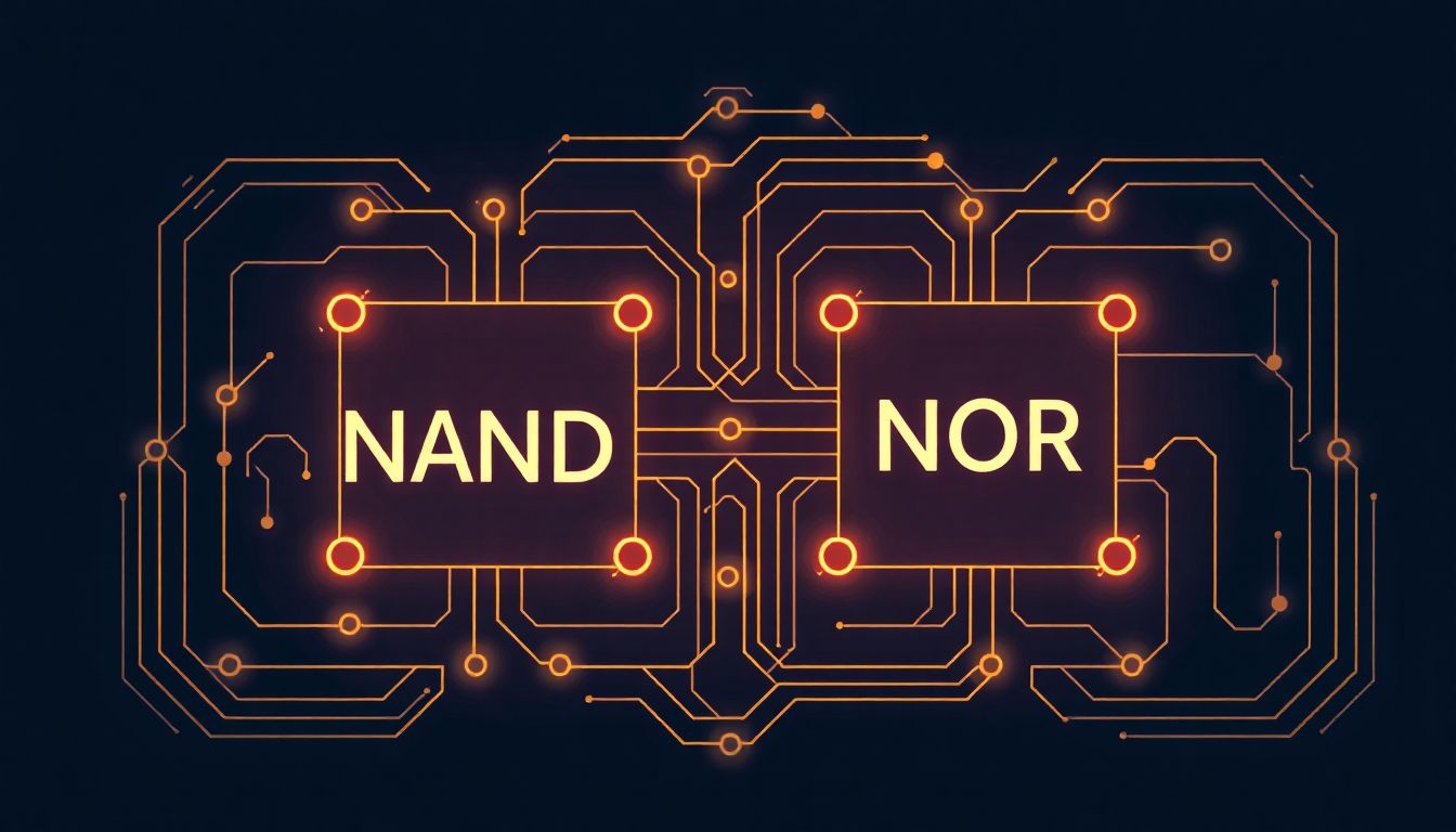 A CMOS NAND kapu kevesebb tranzisztort használ, mint NOR.