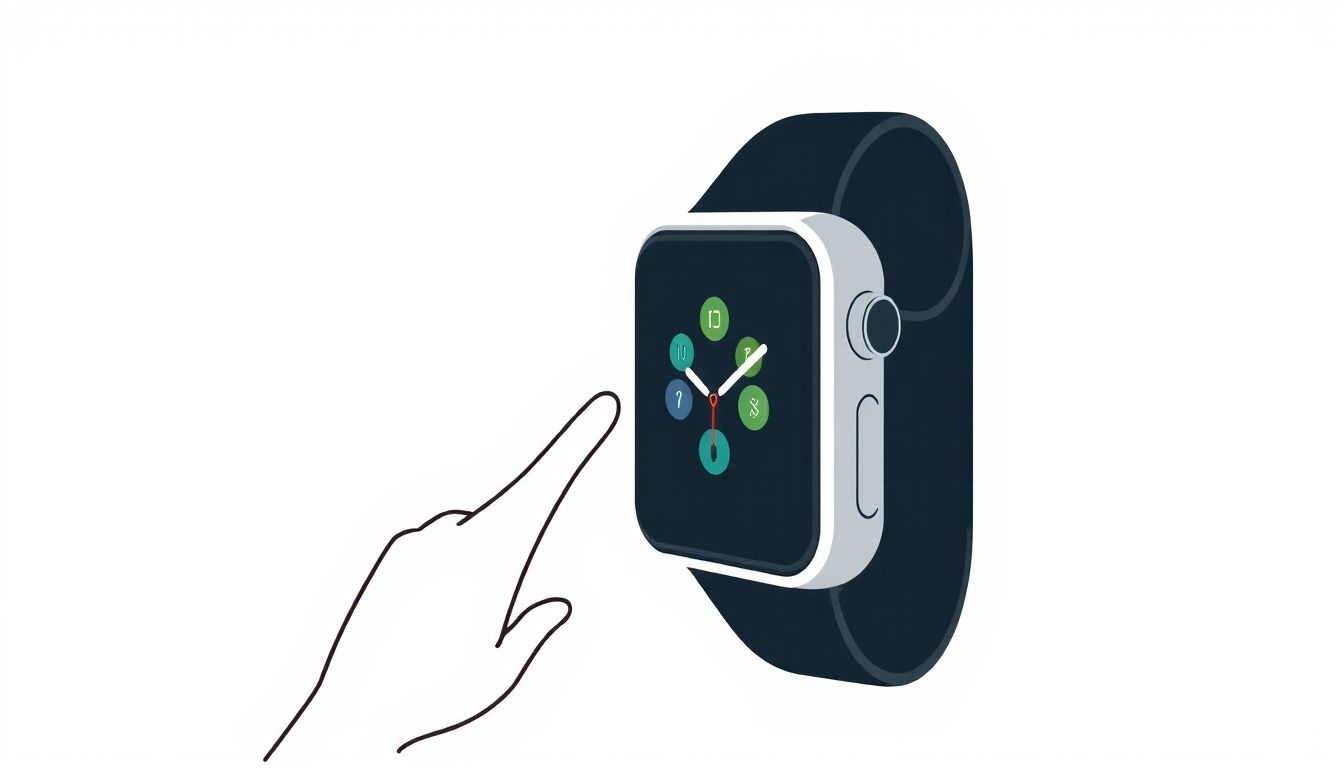 Az Apple Watch érintéses vezérlése mellett a Digital Crown innovatív.