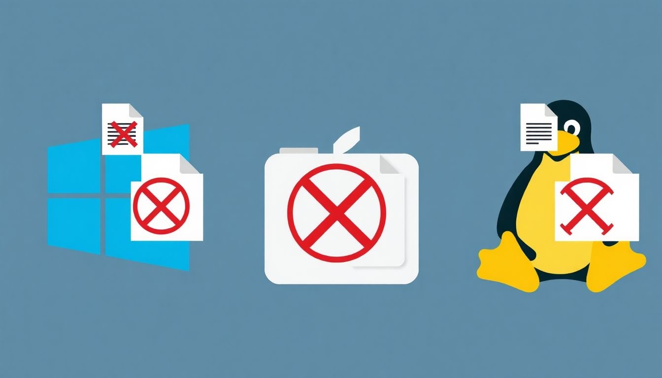 Windows nem engedélyezi a „<>:*?”| karaktereket fájlnevekben.” /><figcaption>Windows rendszerben a fájlnevek nem tartalmazhatnak \ / : * ? ” < > | karaktereket, macOS és Linux pedig engedékenyebb.</figcaption></figure>
<p>A fájlnevek az operációs rendszerek által használt azonosítók, melyek lehetővé teszik a fájlok egyértelmű azonosítását és kezelését. Azonban a különböző operációs rendszerek eltérő szabályokat és korlátozásokat alkalmaznak a fájlnevekkel kapcsolatban, ami befolyásolja a fájlok elnevezésének lehetőségeit.</p>
<p><strong>Windows:</strong> A Windows operációs rendszerek esetében a fájlnevek maximális hossza <strong>255 karakter</strong> lehet, beleértve a teljes elérési utat is. Bizonyos karakterek használata tiltott, mint például: <strong>\ / : * ? ” < > |</strong>. Ezek a karakterek speciális funkciókat látnak el a rendszerben, ezért nem használhatók fájlnevekben. A Windows nem tesz különbséget a kis- és nagybetűk között a fájlnevekben, bár a fájlrendszer megőrzi a betűk nagyságát.</p>
<p><strong>macOS:</strong> Az Apple macOS rendszere lényegesen rugalmasabb a fájlnevekkel kapcsolatban. A maximális fájlnévhossz itt is <strong>255 karakter</strong>, de a tiltott karakterek listája rövidebb: a <strong>:</strong> (kettőspont) az egyetlen karakter, ami nem használható. A macOS <em>case-sensitive</em>, azaz megkülönbözteti a kis- és nagybetűket, de alapértelmezésben nem teszi ezt a felhasználói felületen (HFS+ és APFS fájlrendszereknél). Az SMB protokoll használatakor azonban ez a különbségtétel fontos lehet.</p>
<p><strong>Linux:</strong> A Linux rendszerek a legszigorúbbak a fájlnévkezelés terén. Itt is a <strong>255 karakter</strong> a maximális fájlnévhossz. A tiltott karakterek köre szűk, mindössze a <strong>/</strong> (perjel) nem használható, mivel ez az elérési utak elválasztására szolgál. A Linux rendszerek <strong>teljes mértékben <em>case-sensitive</em></strong>-ek, tehát a „fajl.txt” és a „Fajl.txt” két különböző fájlt jelentenek. Ez kritikus fontosságú a szoftverek telepítésekor és konfigurálásakor.</p>
<blockquote><p>A különböző operációs rendszerek közötti fájlmegosztás során figyelembe kell venni a legszigorúbb korlátozásokat, hogy elkerüljük a kompatibilitási problémákat.</p></blockquote>
<p>A fájlkiterjesztések szintén fontos szerepet játszanak a fájlok típusának azonosításában. Bár az operációs rendszerek többsége a fájlkiterjesztés alapján próbálja meg értelmezni a fájl tartalmát, ez nem kötelező érvényű. Egy fájl kiterjesztés nélkül is létezhet, vagy egy rossz kiterjesztéssel is rendelkezhet, ami félrevezető lehet.</p>
<p>A fájlnevekkel kapcsolatos szabályok betartása elengedhetetlen a stabil és megbízható rendszer működéséhez. A helytelenül elnevezett fájlok problémákat okozhatnak a fájlok megnyitásakor, szerkesztésekor vagy akár a biztonsági mentések készítésekor is.</p>
<h2 id=