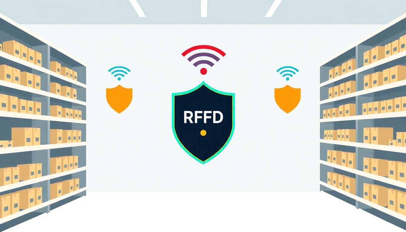 Az RFID valós idejű készletkövetést és lopásgátlást tesz lehetővé.