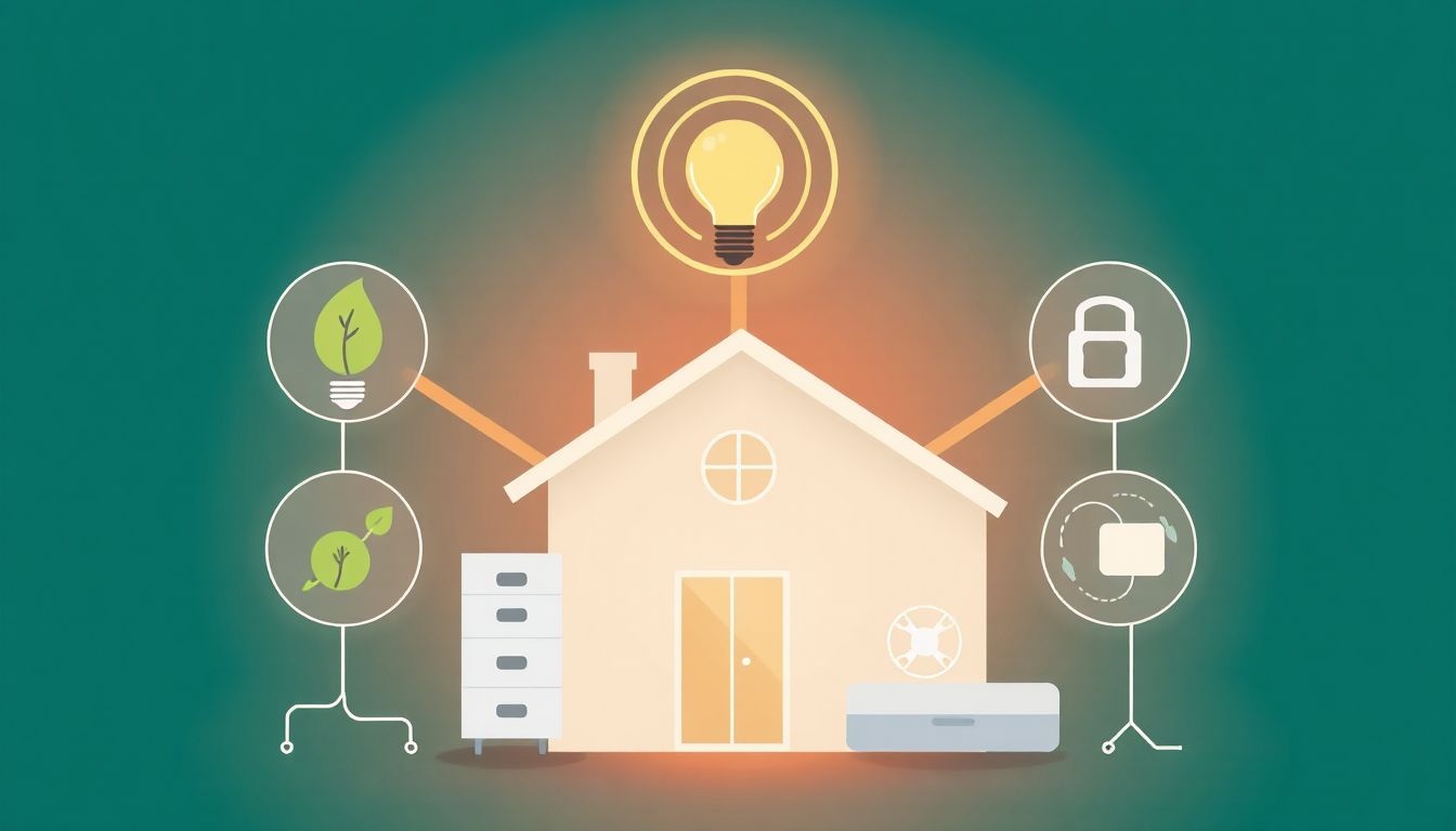 Az okosotthon szenzorai optimalizálják az energiafogyasztást és biztonságot.
