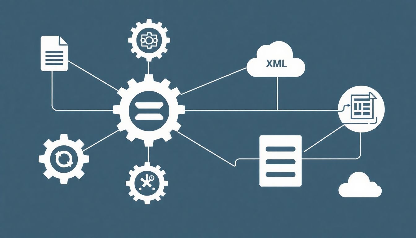 Az XML kulcsfontosságú az adatkicserében és konfigurációkban.