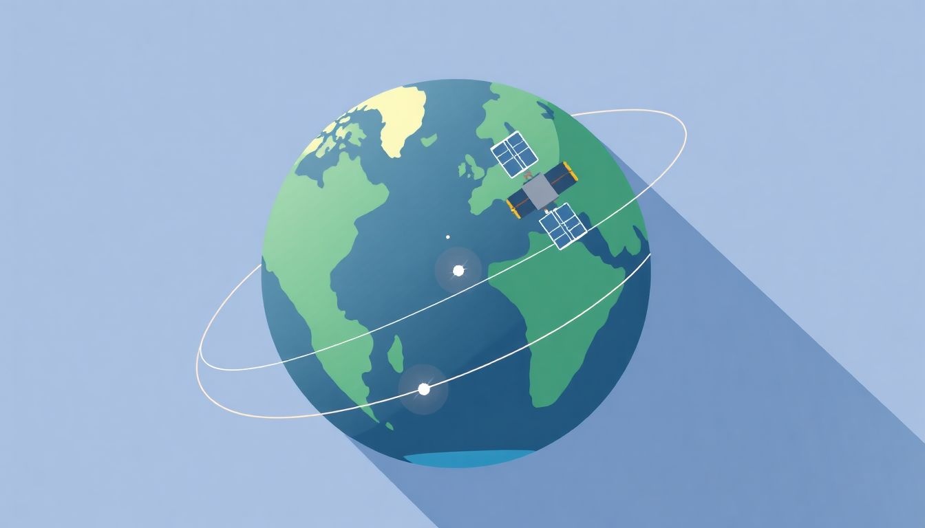 A geostacionárius műholdak 35 786 km magasan keringenek.