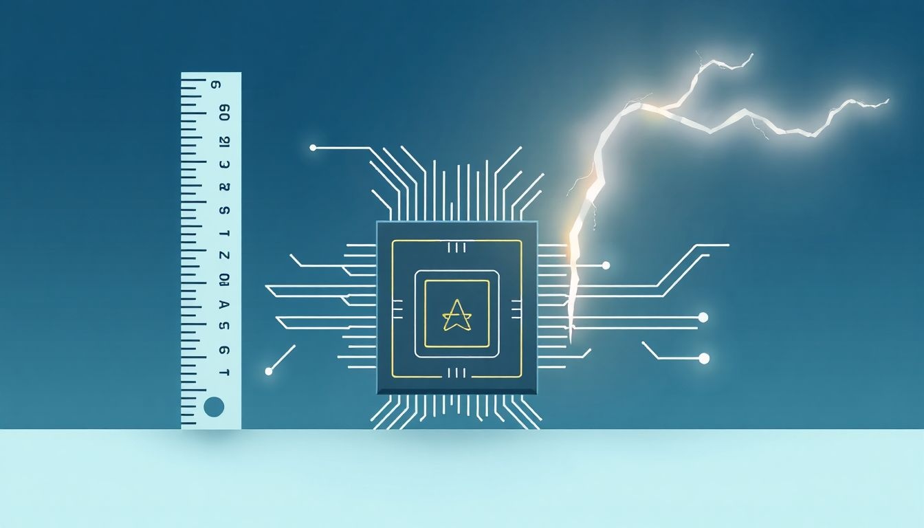 A kisebb nanométeres chipek alacsonyabb energiafogyasztást tesznek lehetővé.