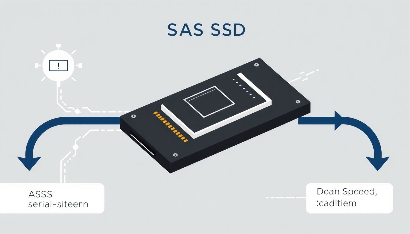 A SAS SSD párhuzamos adatátvitelt és alacsony késleltetést biztosít.