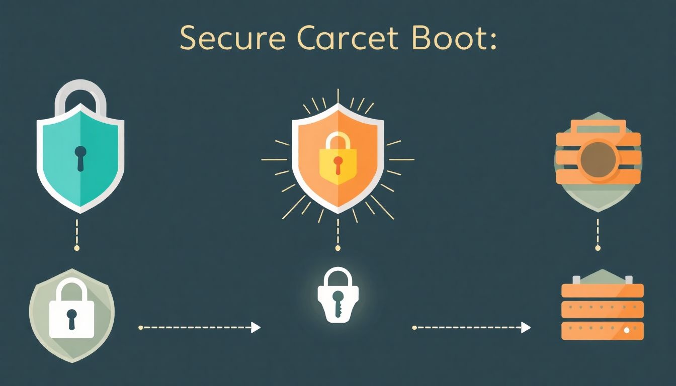 A Secure Boot csak megbízható szoftvereket enged elindulni.