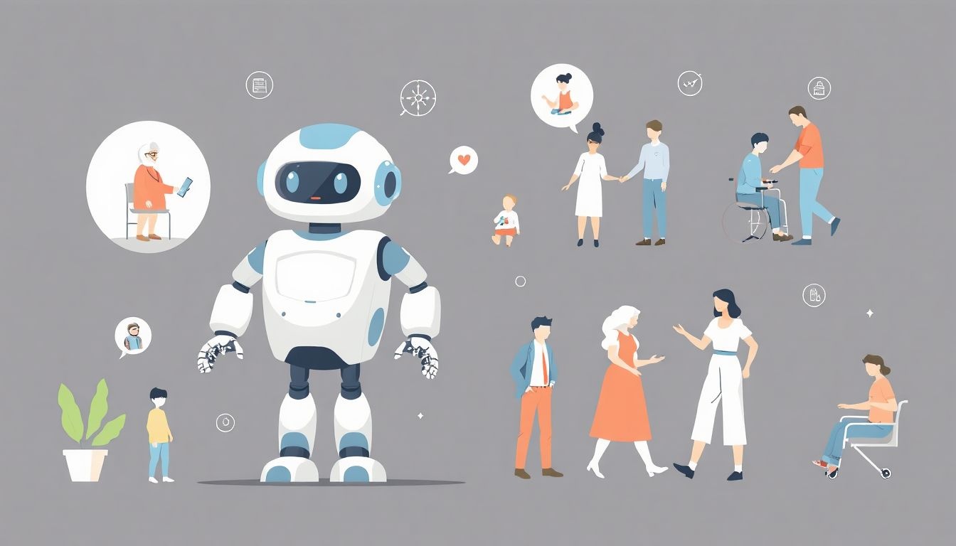 A szociális robotok idősellátásban és oktatásban jelentős segítséget nyújtanak.