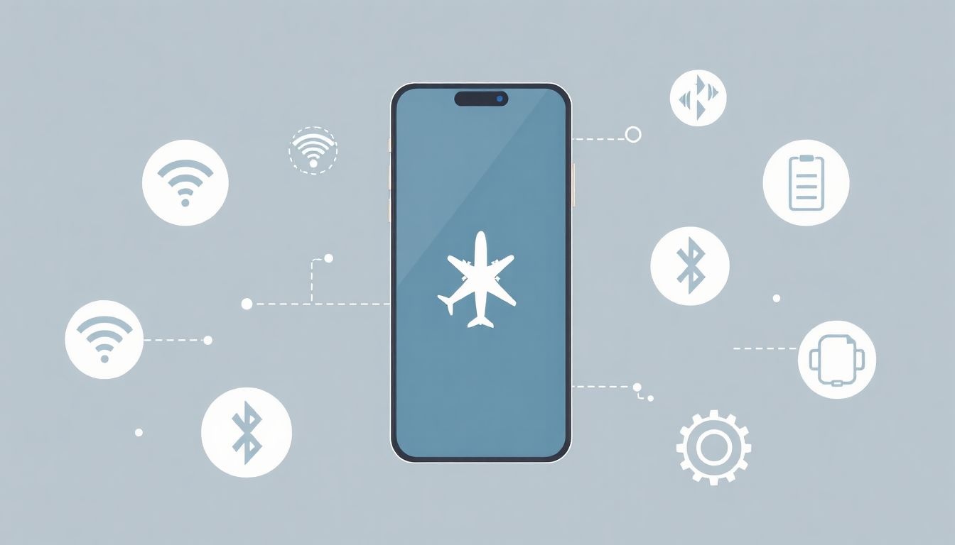 Bluetooth és Wi-Fi egyszerre is használható repülőgép üzemmódban.