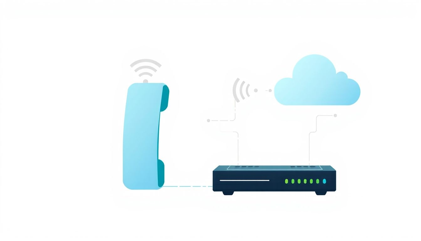 Az IP-telefónia fő összetevői a VoIP protokoll és SIP telefon.