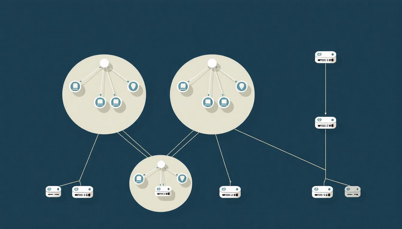 Az OSPF területei csökkentik a routerek számítási terhelését.