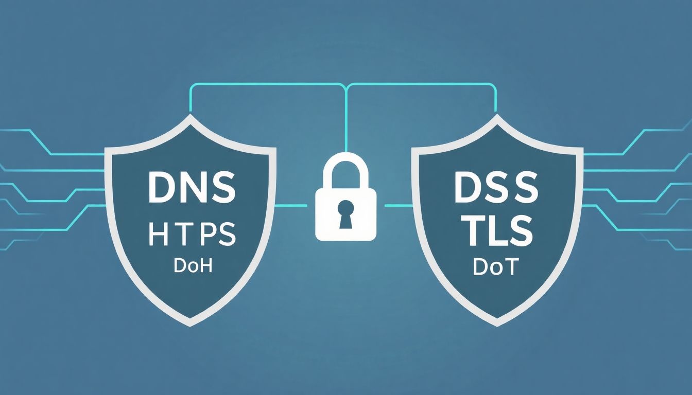 A DoH és DoT titkosítva védi a DNS-forgalmat, eltérő protokollon.