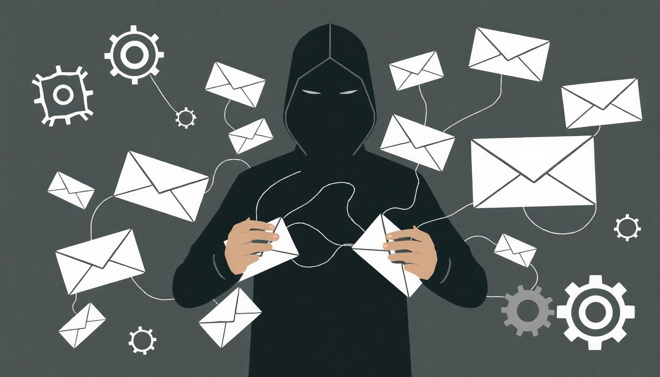 A spamküldők gyakran hamisítják a feladó címét a biztonság érdekében.