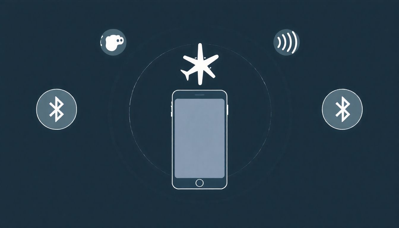Repülőgép üzemmódban Wi-Fi és Bluetooth továbbra is használható.