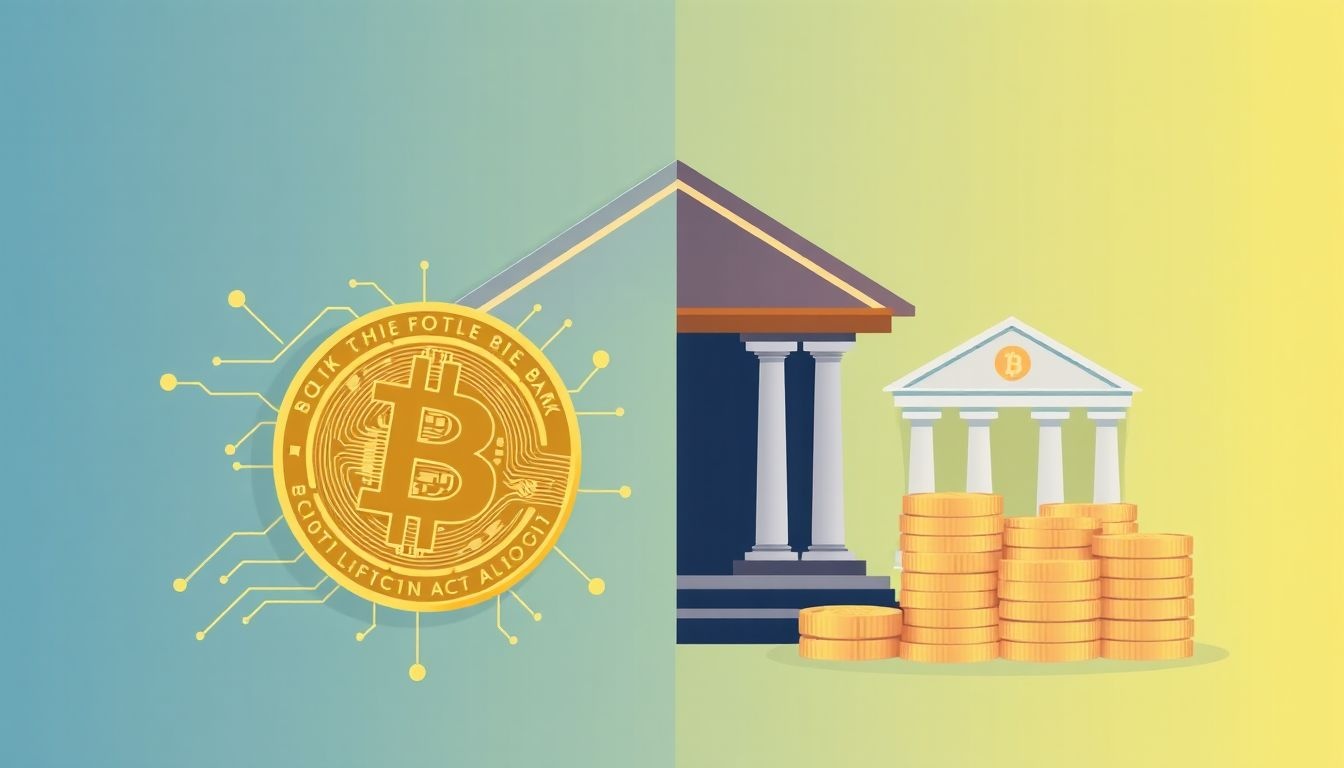 A Bitcoin decentralizált, míg a hagyományos pénz központi irányítású.